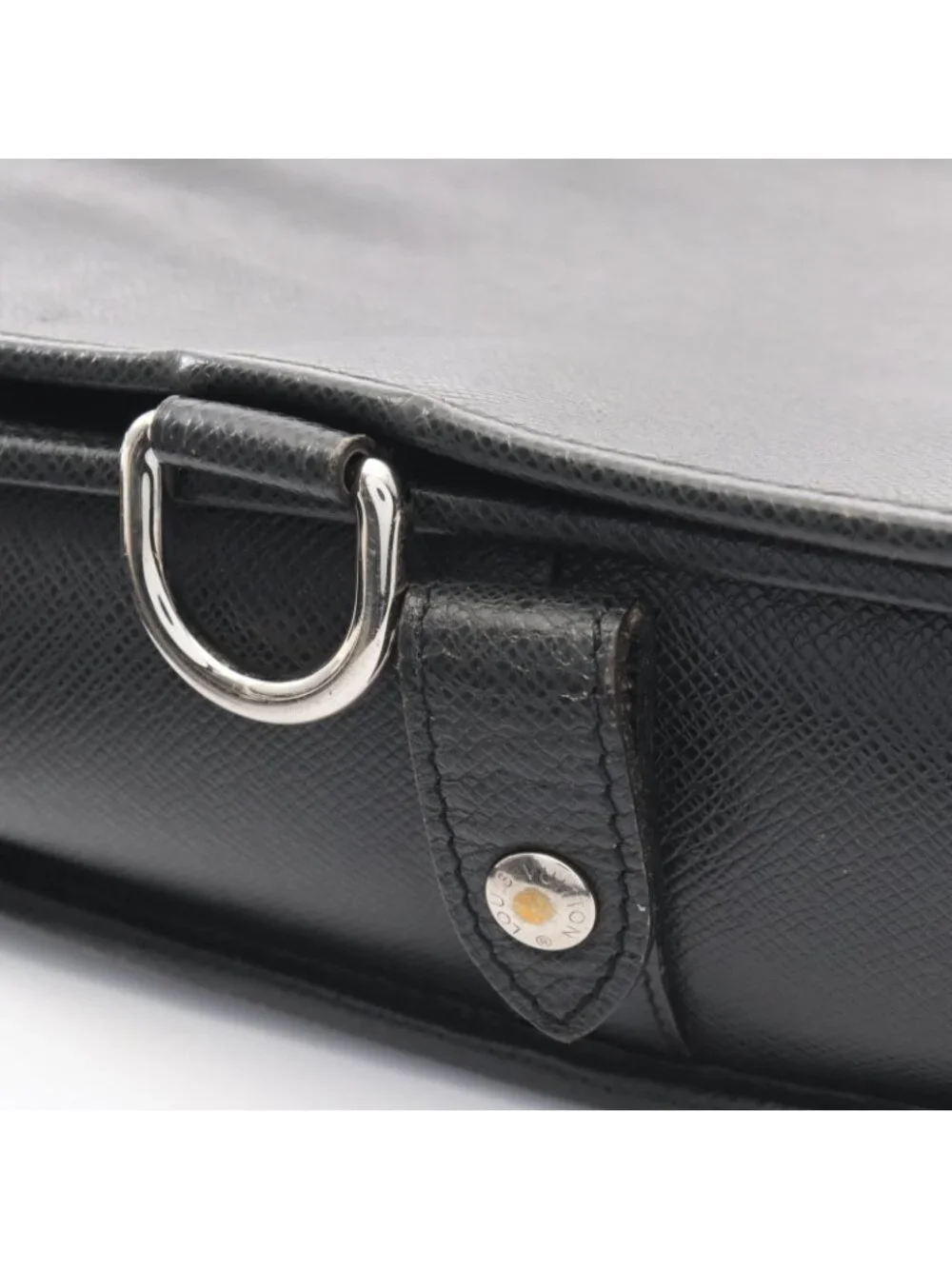 Louis Vuitton Shoulder Bag Andrey Ardoise Leather